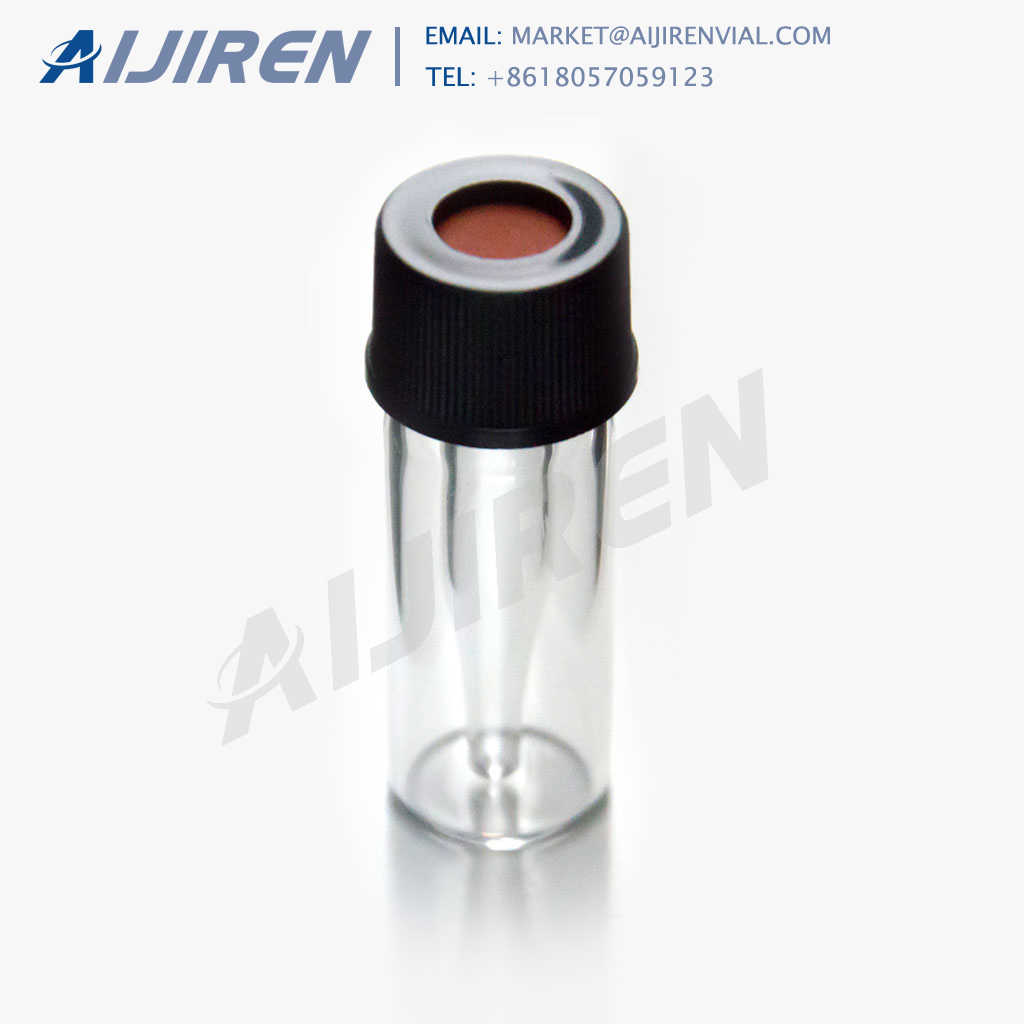 Autosampler Vial, Clear Chromatography Lab Vial, HPLC LC GC 1.5 ml Wide Opening Short Screw-Thread Sample Vial 